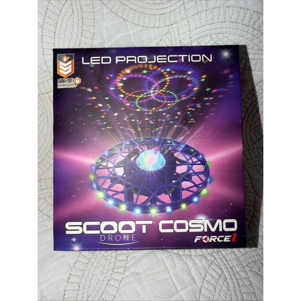 Force1 Scoot Cosmo LED Hand Operated Drone for Kids or Adults New Factory Sealed